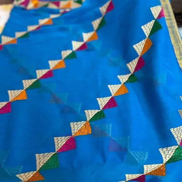 Chiffon leheriya dupatta - Picture 3 of 3